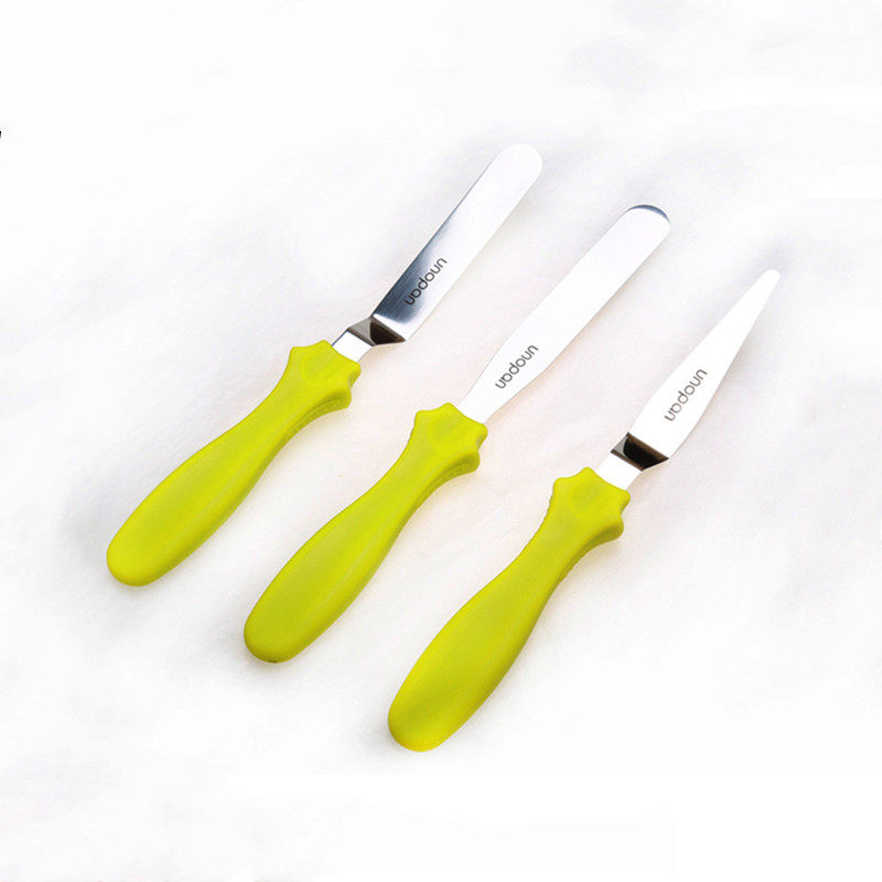 三能 刮平刀组 3个组SN47824奶油蛋糕抹平工具烘焙器具吻刀