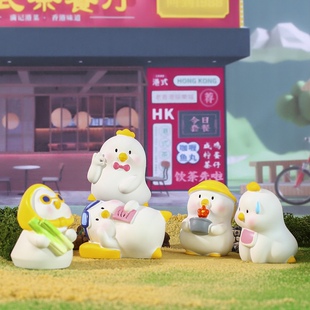 可爱卡通少女心萌鸡树脂工位电脑桌面摆件 车内装饰用品送小礼物