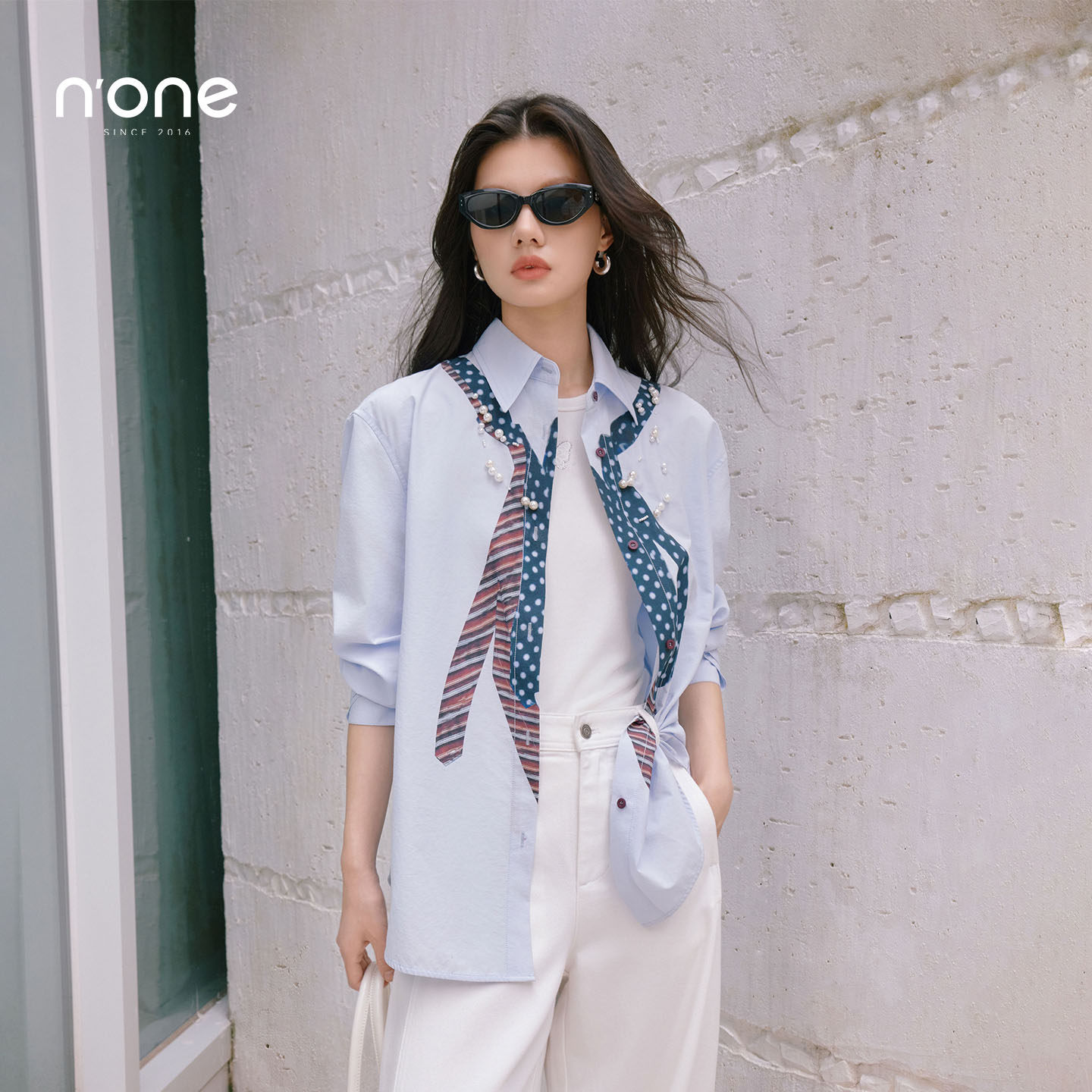 none时髦精致摩登百搭衬衫