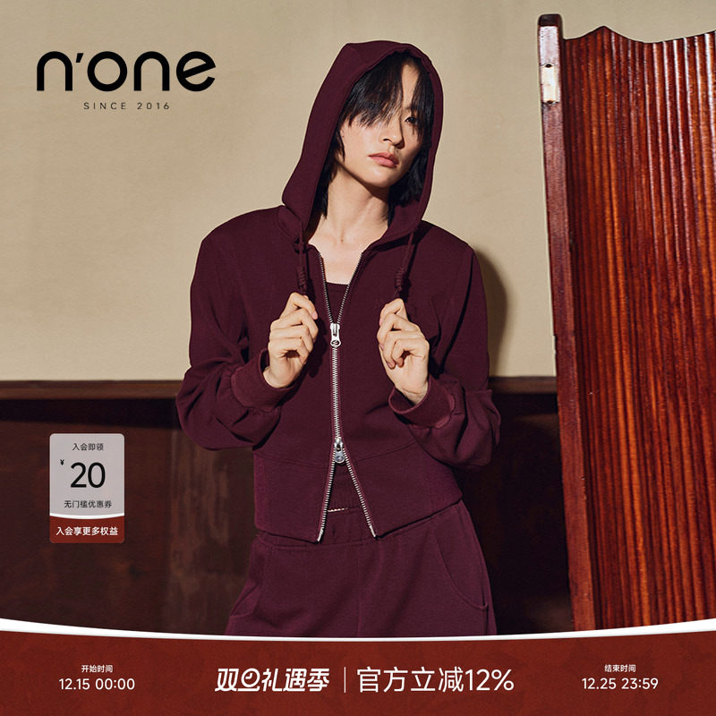 none新款酱红色酱红色百搭外套