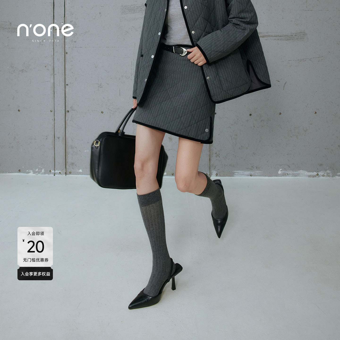 none高腰A字显腿长棉半身短裙