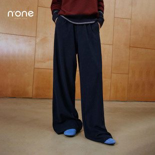 拖地休闲裤 显高显腿长神裤 女2025冬季 阔腿长裤 垂感遮肉 新款 none