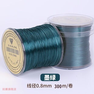 进口耐磨手串绳弹力线绳手链穿珠子的皮筋日本串珠线扁丝水晶文玩