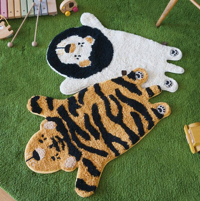 Zoo Cartoon carpet ZOO series Entrance Mat carpet 6 tigerin the Home Fabric , Carpet  category - from Buy2taobao.com to provide professional Taobao agent buy service
