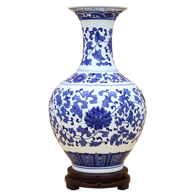 景德镇书房博古架插花瓶陶瓷器