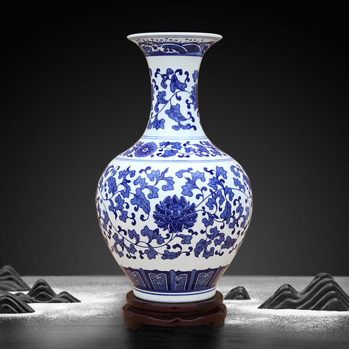 青花瓷花瓶纹价格 青花瓷花瓶纹图片 星期三
