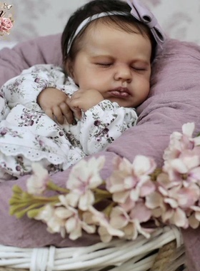 reborn doll Kit Loulou仿真婴儿重生婴儿模具 DIY 非成品娃娃