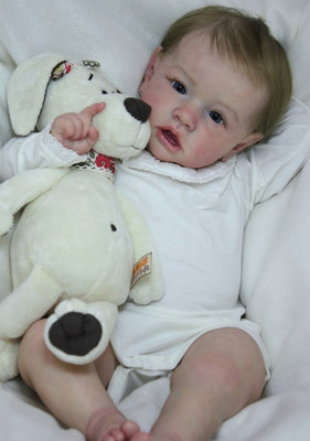 reborn doll kit 仿真重生婴儿模具 DIY 收藏爱好 saskia