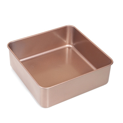 古早味蛋糕模具烤盘加高加深6寸8寸不粘家用烘焙正方形水浴套装