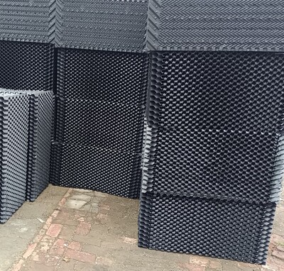 方形冷却塔填料，悬挂填料，粘接填料，PVC方塔填料