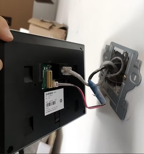 海康威视DS-KH6320-C1可视对讲门铃支架室内机背板挂板底座挂架钩