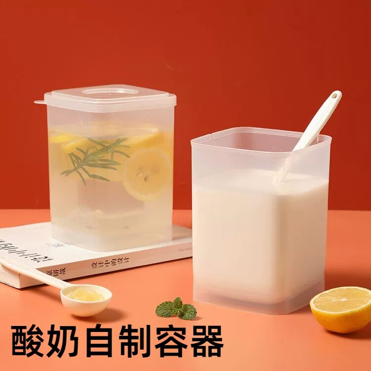 做酸奶的容器日式酸奶杯自制开菲尔里海酸奶常温发酵容器保鲜盒冰