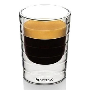shot Wall Double 2.5oz Coffee Cup Glass 80ml