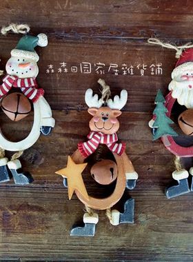 手工复古做旧美式乡村风麋鹿摆件