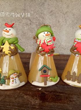 婚庆复古做旧企鹅儿童房装饰品