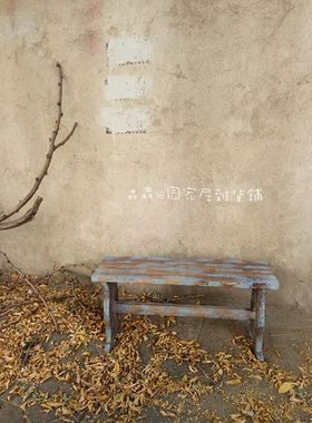 纯手工复古做旧小凳子家居装饰