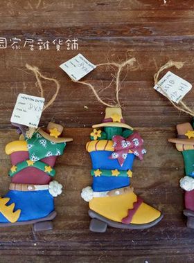 复古做旧圣诞树儿童房家居装饰