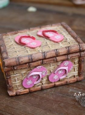 样品树脂创意盒子桌面家居装饰