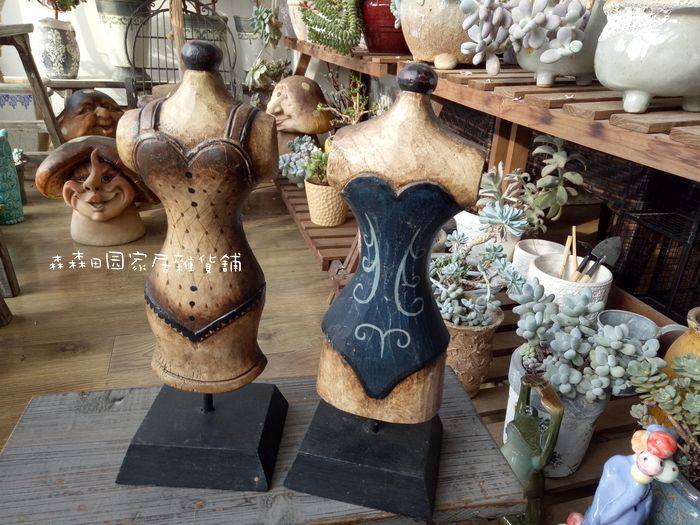 出口古董木制衣架摆件 手工雕刻家居装饰品 工艺品收藏品拍摄道具