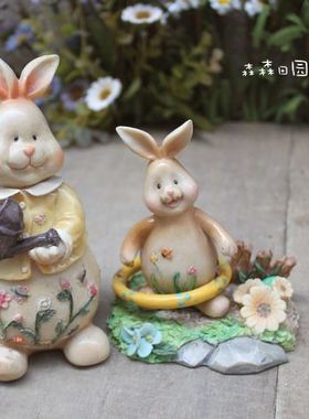 复活节树脂彩绘儿童房家居装饰