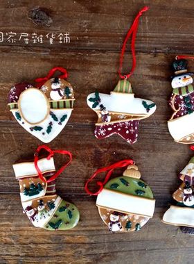 样品卡通圣诞树挂件家居装饰