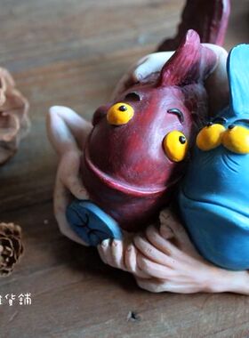 树脂情侣摆件新房工艺品结婚礼物