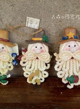 复古怀旧风圣诞树挂件家居装饰