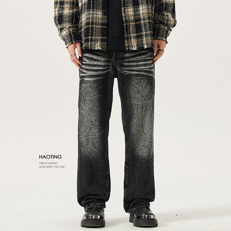 豪霆高街VIBE朋克风阔腿长裤