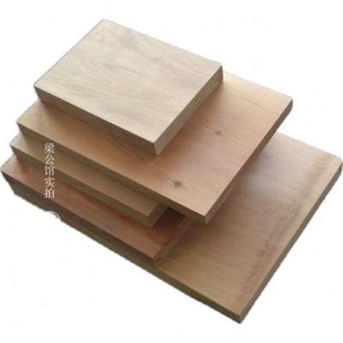 梨木独板木版年画专用板材双面刻版棠梨木果梨木木料木刻版画雕w.