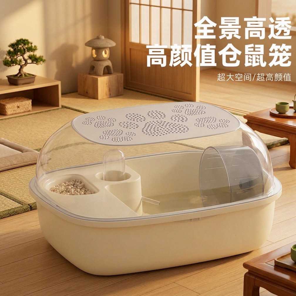 家养小仓鼠笼子易清理大空间