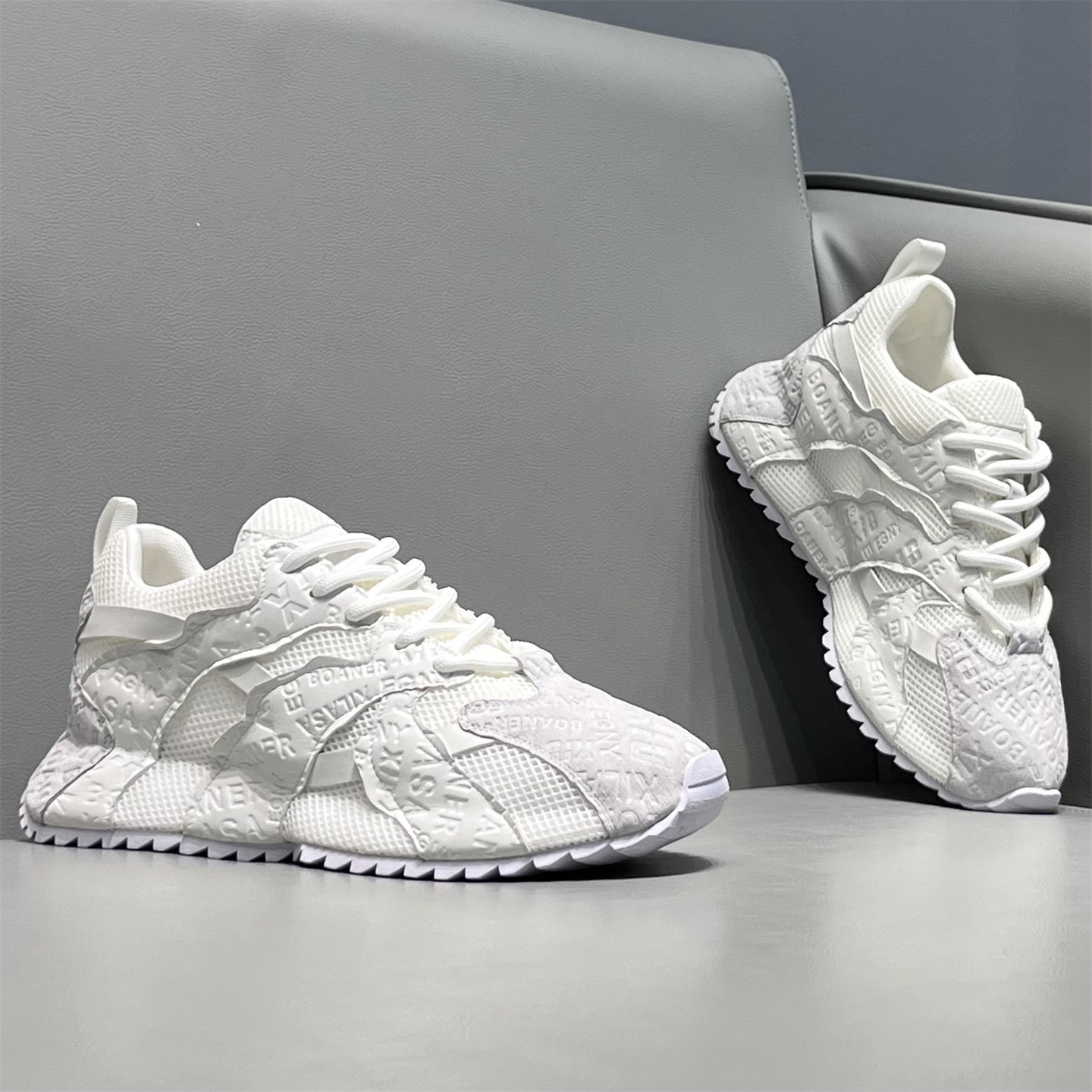 男鞋2025夏季透气网面时尚潮流老爹鞋厚底增高运动休闲鞋网红同款,流行男鞋,时尚休闲鞋,淘宝优惠券,粉丝福利购,淘宝优惠卷