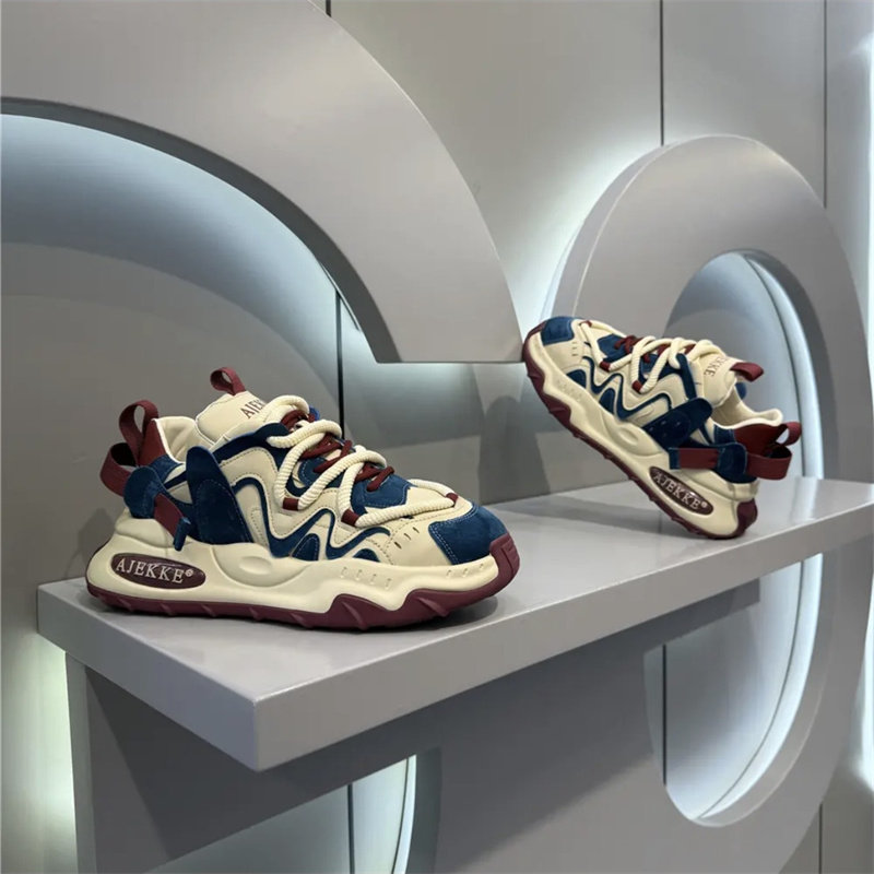 潮牌老爹鞋2025秋季新款潮流百搭时尚运动休闲鞋厚底增高舒适男鞋,流行男鞋,时尚休闲鞋,淘宝优惠券,粉丝福利购,淘宝优惠卷