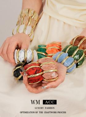 韩版亚克力不规则简约手链