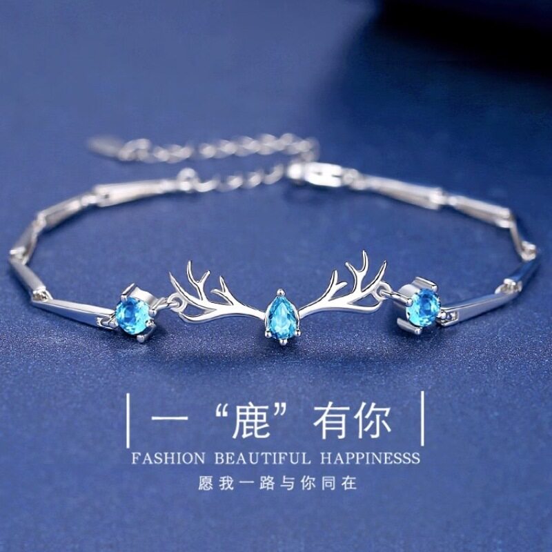 一鹿有你手链女ins时尚轻奢小众设计高级感手镯2026新款节日礼物