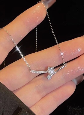 星星的约定流星项链女时尚轻奢小众高级设计感锁骨链2023年新款