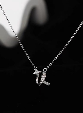 夜の流星项链女夏季时尚轻奢小众设计感ins气质精致高级感锁骨链