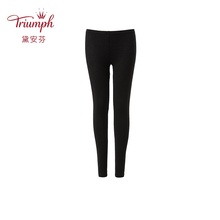 黛安芬清雅绣丽中腰简约棉质秋季女保暖长裤JC1529B