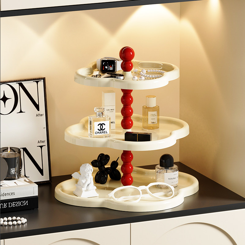 入门玄关放钥匙收纳盒托盘客厅茶几果盘多层零食糕点心甜品置物架,收纳整理,桌面收纳盒,淘宝优惠券,粉丝福利购,淘宝优惠卷