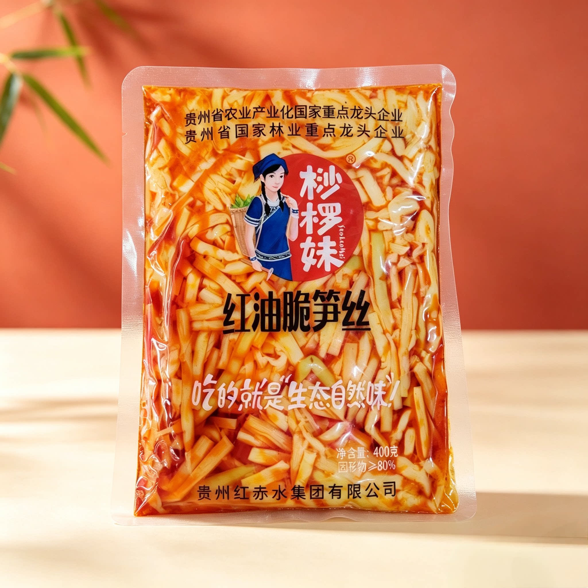 赤水脆笋菜红油香辣笋片笋丝即食竹笋拌饭酱菜梅干菜辣椒酱下饭菜