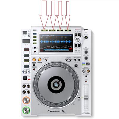 先锋CDJ2000nCROSS按键打碟机