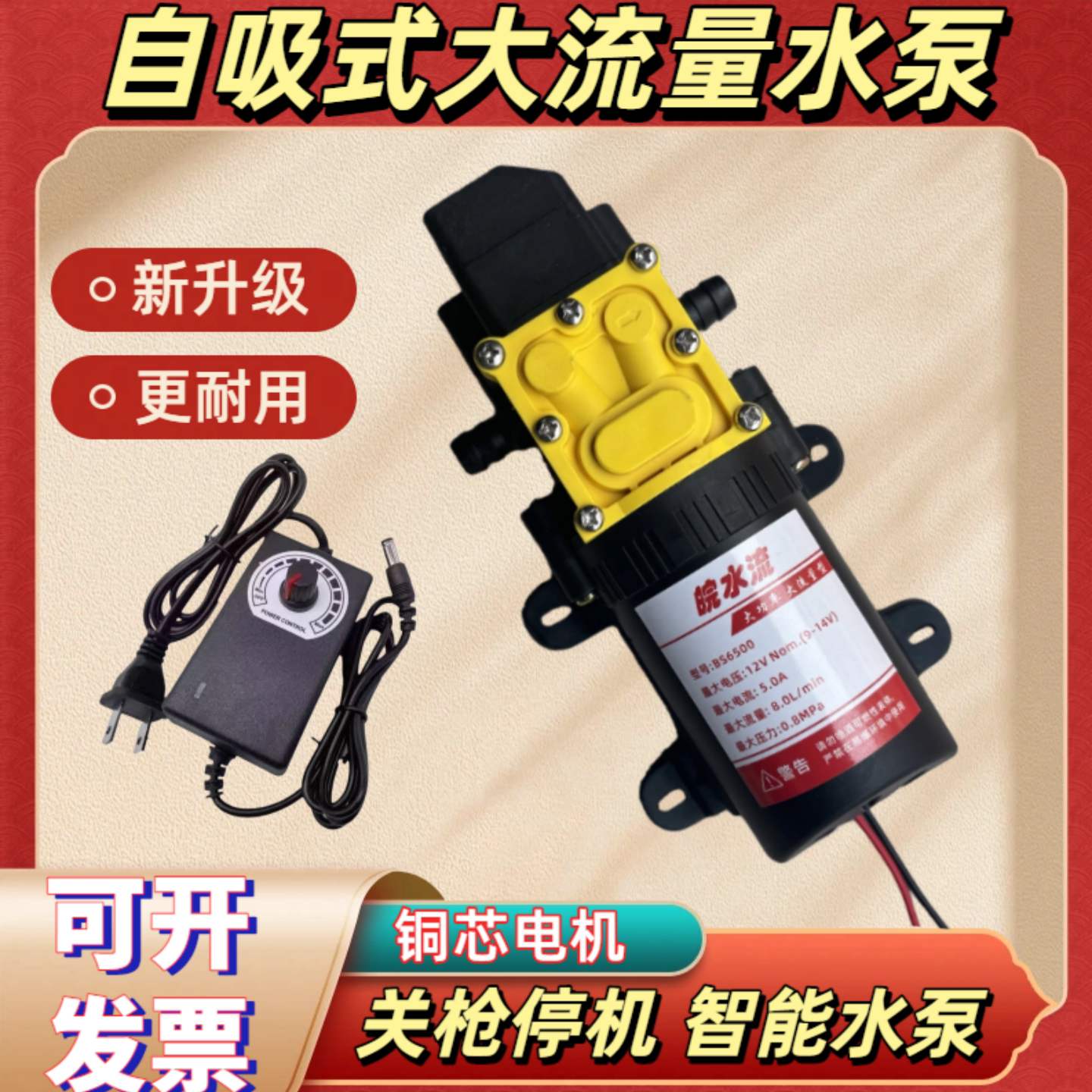 家用小型抽水泵小型自吸泵抽水泵