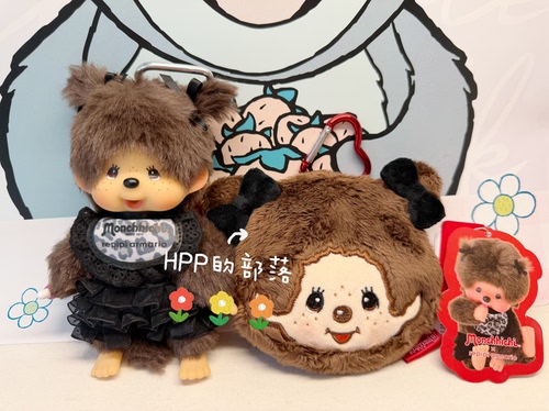 日本正版 Monchhichi 蒙奇奇 x repipi armario 豹纹联名款 挂件