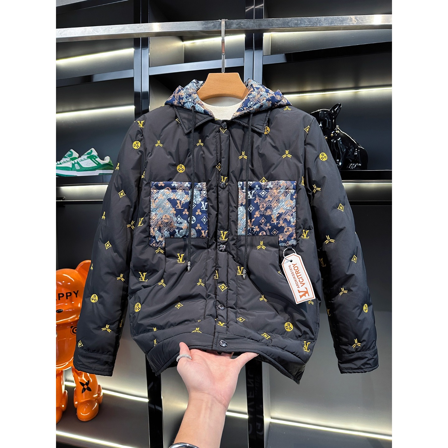 连帽轻薄羽绒服男冬季2025