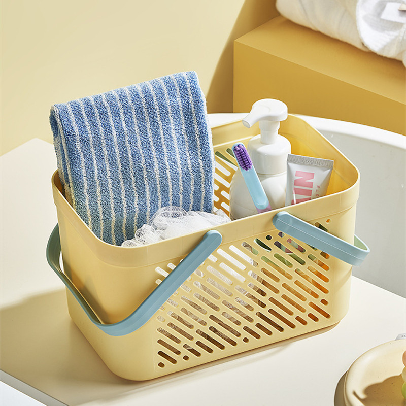 小飞象浴室收纳篮手提浴筐可沥水