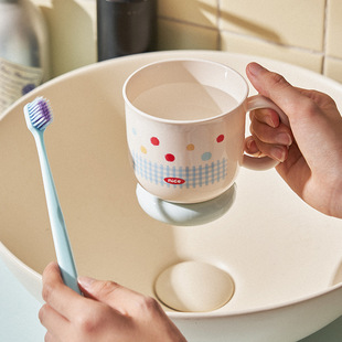 牙杯洗漱杯情侣牙缸杯食品级 成人刷牙漱口杯子家用高颜值2025新款