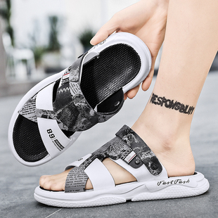 凉鞋耐磨凉拖2026新款男士外出拖鞋男款夏季透气夏天工作上班防滑