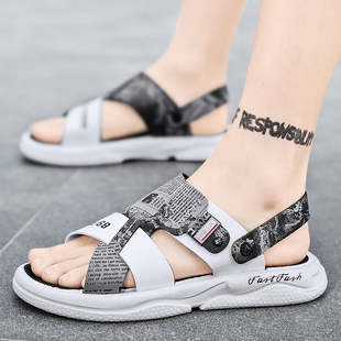 耐磨凉拖2026新款男士夏天工作上班防滑凉鞋外出拖鞋男款夏季透气