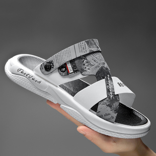 男款夏季2026透气夏天凉鞋耐磨新款男士外出拖鞋凉拖工作上班防滑