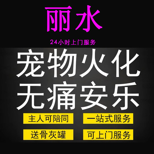 丽水市宠物火化殡葬狗狗猫兔子善终骨灰制作纪念品无痛安乐上门服