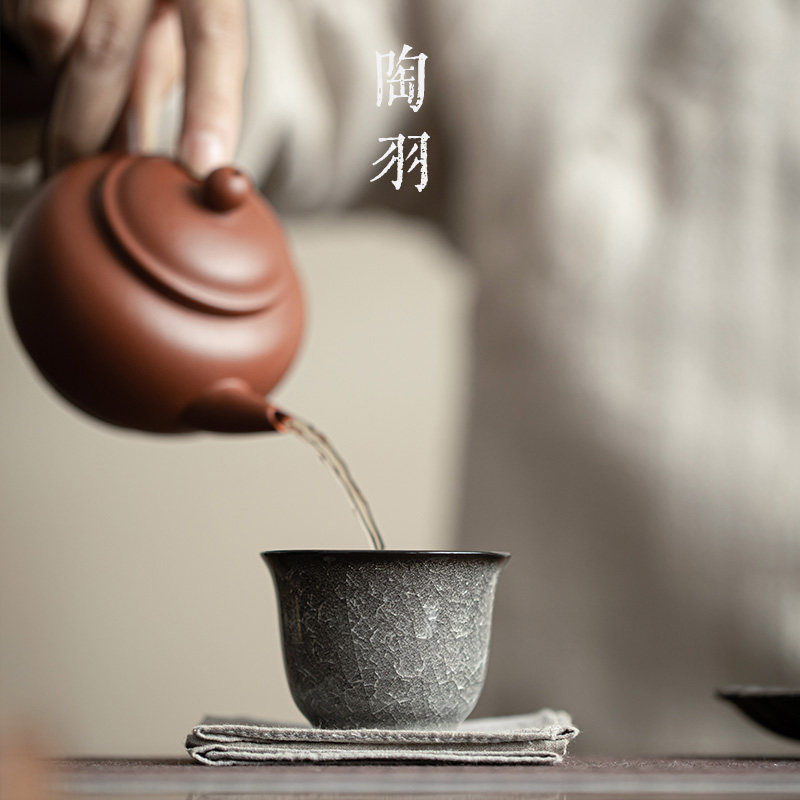 窑变冰花主人杯冰花陶瓷茶杯茶具个人专用主人杯单杯功夫茶杯,餐饮具,茶杯,淘宝优惠券,粉丝福利购,淘宝优惠卷